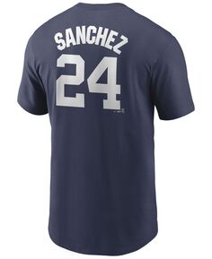 Мужская футболка с именем и номером игрока gary sanchez new york yankees Nike, синий
