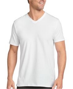 Мужчины 3-pk. футболки с v-образным вырезом Jockey, белый