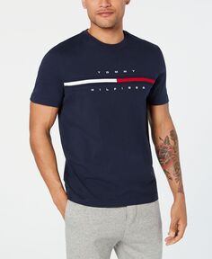 Мужская футболка с коротким рукавом big &amp; tall tino с логотипом Tommy Hilfiger, мульти