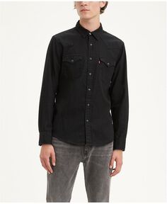 Мужская классическая чистая джинсовая рубашка стандартного кроя в стиле вестерн Levi&apos;s, мульти Levis