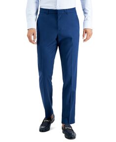 Мужские классические брюки slim fit non-iron performance stretch из меланжевой ткани Perry Ellis Portfolio, мульти
