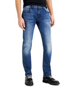 Мужские зауженные прямые джинсы, созданные для macy&apos;s INC International Concepts, мульти