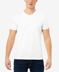 Мужская базовая футболка с коротким рукавом и v-образным вырезом X-Ray, белый