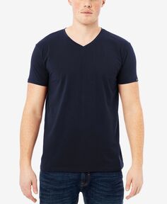 Мужская базовая футболка с коротким рукавом и v-образным вырезом X-Ray, синий