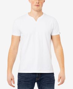 Мужская футболка с коротким рукавом basic notch neck X-Ray, белый