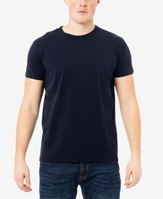 Мужская базовая футболка с круглым вырезом и короткими рукавами X-Ray, синий