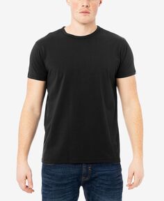 Мужская базовая футболка с круглым вырезом и короткими рукавами X-Ray, черный