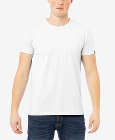 Мужская базовая футболка с круглым вырезом и короткими рукавами X-Ray, белый