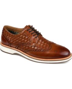 Мужские туфли дерби radcliff woven wingtip Thomas &amp; Vine