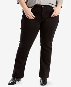 Модные классические прямые джинсы больших размеров Levi&apos;s, мульти Levis