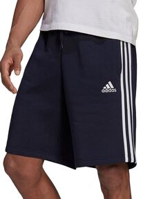 Мужские шорты Adidas 3 Stripes 10 Fleece, черный