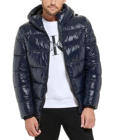 Мужская пуховая куртка high shine с капюшоном Calvin Klein, мульти