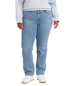Модные классические прямые джинсы больших размеров Levi&apos;s, мульти Levis