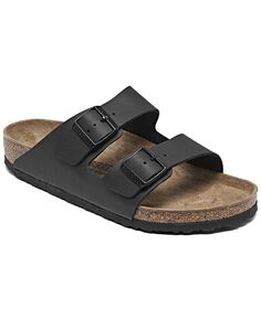 Мужские сандалии с двумя ремешками arizona birko-flor от finish line Birkenstock, черный