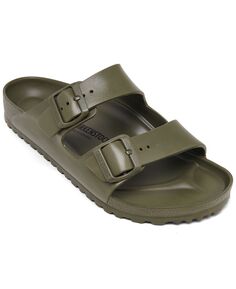 Мужские сандалии arizona essentials eva с двумя ремешками от finish line Birkenstock, хаки