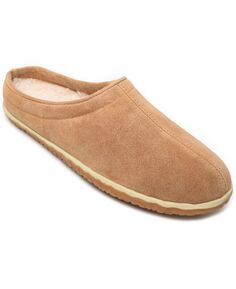 Мужские тапочки-сабо taylor suede slide Minnetonka