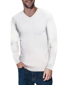 Мужской базовый пуловер с v-образным вырезом, свитер средней плотности X-Ray, мульти
