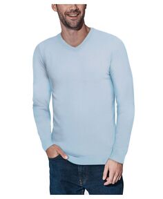 Мужской базовый пуловер с v-образным вырезом, свитер средней плотности X-Ray