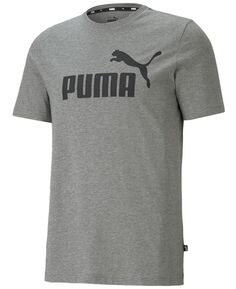 Мужская футболка с логотипом essential Puma, серый