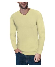 Мужской базовый пуловер с v-образным вырезом, свитер средней плотности X-Ray