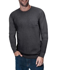 Мужской базовый пуловер с круглым вырезом, свитер средней плотности X-Ray, мульти