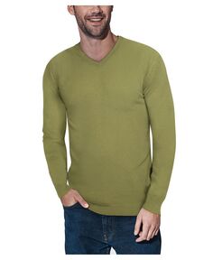Мужской базовый пуловер с v-образным вырезом, свитер средней плотности X-Ray, мульти