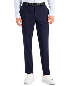 Мужские однотонные брюки узкого кроя темно-синего цвета, созданные для macy&apos;s INC International Concepts, мульти