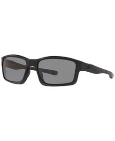 Мужские прямоугольные солнцезащитные очки, oo9247 57 chainlink Oakley, черный