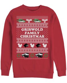 Мужская толстовка national lampoon christmas vacation griswold Fifth Sun, красный