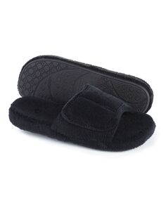 Мужские тапочки acorn spa slide comfort Macy&apos;s, черный Macy's