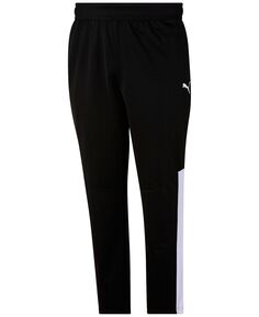 Мужские спортивные штаны с контрастными вставками Puma, черно-белый