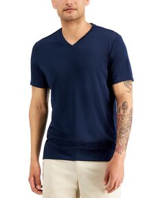 Мужская дорожная эластичная футболка с v-образным вырезом, созданная для macy&apos;s Alfani, мульти