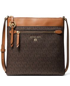 Маленькая сумка через плечо signature jet set charm north south flat Michael Kors, мульти