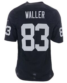 Мужская игровая майка las vegas raiders - darren waller Nike, белый