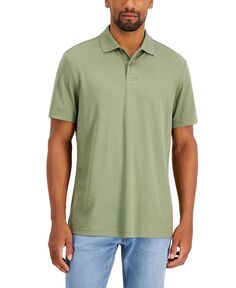 Мужская однотонная рубашка поло из смесового хлопка supima стандартного кроя, созданная для macy&apos;s Alfani