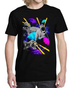 Мужская футболка с рисунком rex galaxy Buzz Shirts, черный