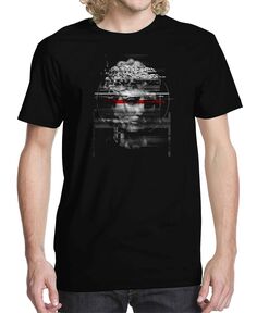 Мужская футболка с римским статичным рисунком Beachwood, черный