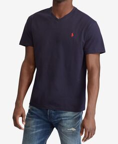 Мужская футболка классического кроя с v-образным вырезом Polo Ralph Lauren, мульти