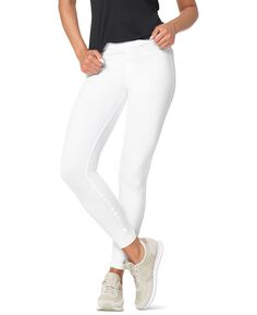Классические эластичные джинсовые леггинсы, обычные и большие размеры Hue, белый