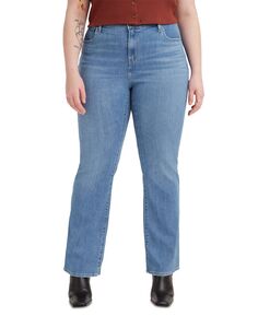 Модные джинсы большого размера 725 с высокой посадкой bootcut Levi&apos;s, мульти Levis