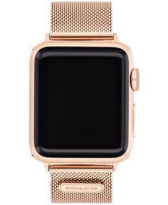 Сетчатый браслет из розового золота, 38/40/41 мм, ремешок для apple watch COACH, мульти