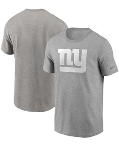 Мужская футболка с логотипом new york giants primary в меланжевом цвете Nike, мульти