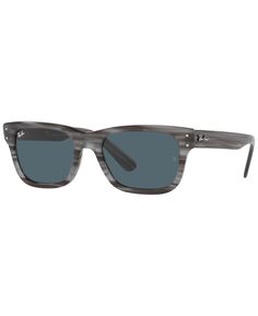 Мужские солнцезащитные очки, rb2283 mr burbank 52 Ray-Ban, серый