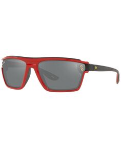 Солнцезащитные очки унисекс rb4370m scuderia ferrari collection 64 Ray-Ban, красный