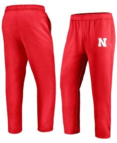 Мужские спортивные штаны scarlet nebraska huskers school с логотипом Fanatics