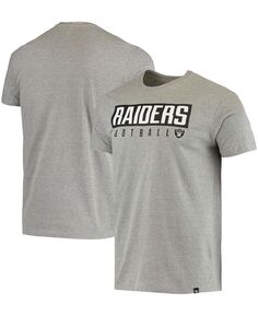 Мужская серая футболка las vegas raiders dub major super rival с меланжевым принтом &apos;47 Brand, мульти