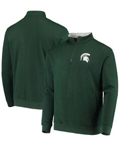 Мужская зеленая куртка michigan state spartans tortugas logo с молнией на четверть Colosseum, зеленый