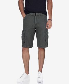Мужские шорты-карго с двойным карманом и поясом X-Ray, серый
