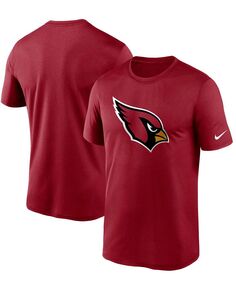 Мужская футболка big and tall cardinal arizona cardinals logo essential legend performance Nike