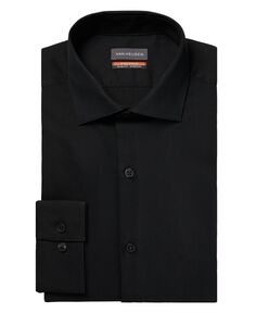 Мужская классическая рубашка stain shield slim fit Van Heusen, черный